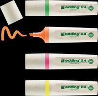 EDDING 24/4S - Textmarker, nachf&uuml;llbar, 4 Farben