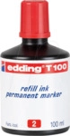 EDDING T100002 - Nachf&uuml;lltinte, Permanentmarker, T 100, rot