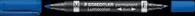 STAEDTLER 348BL - Permanent Duo, F 0.6 mm & M 1.5 mm, blau