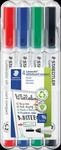 STAEDTLER 341WP4 - Whiteboard Marker, 1 -2 mm, 4 Farben