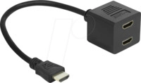 DELOCK 65226 - HDMI-Splitter, 1x2-Port, 1080p, 0,3 m
