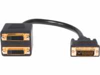 ST DVISPL1DD - Y-Kabel Monitor DVI-D auf 2x DVI-D 30 cm