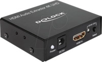 DELOCK 62692 - HDMI Adapter, HDMI Buchse auf HDMI Buchse, Klinkenbuchse
