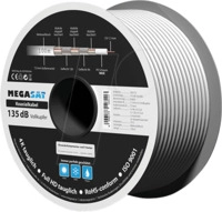 MEGASAT 100176 - Koaxialkabel &Oslash; 7,0 mm, 135db, 100 m