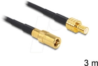 DELOCK 88648 - HF Antennenkabel, SMB Stecker > SMB Buchse, 3 m