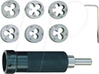 PROXXON 24082 - Schneideisenhalter mit Schneideisen