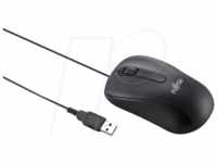FUJITSU M520 SW - Maus (Mouse), Kabel, USB, schwarz