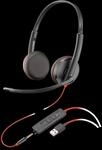 POLY BW C3225 - Headset, USB/Klinke, Stereo, Blackwire C3225, bulk