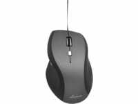 MR OS202 - Maus (Mouse), Kabel, USB, schwarz/grau