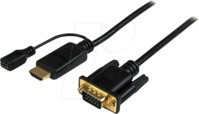 ST HD2VGAMM6 - HDMI Adapter, HDMI Stecker auf VGA Stecker