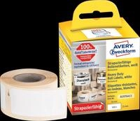 AVZ A1976411 - Rollenetiketten, A1976411, 25x54mm, wei&szlig;