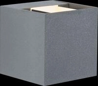 PLM 18000 - Wandleuchte, 7,7 W, 355 lm, 2700 K, grau, IP65