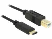 DELOCK 83330 - USB 2.0 Kabel, C Stecker auf B Stecker, 2 m