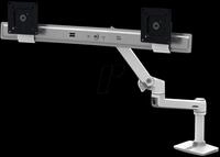 ET 45-489-216 - Ergotron LX Dual Direct Monitor Arm - Tischhalterung, wei&szlig;