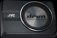 JVC CW-DRA8 - Subwoofer, Alugeh&auml;use, 250 W, Fernbedienung