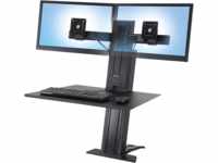 ET 33-407-085 - WorkFit-SR, Dual-Monitor, Sitz-Steh-Schreibtisch
