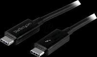 ST TBLT3MM1M - 1m Thunderbolt 3 (20Gbit/s) USB-C Kabel