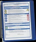 DURABLE 555107 - Sichttafelsystem VARIO&reg; WALL 5, Set, blau