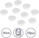 FRANKEN HM3809 - Magnete, 38 mm, wei&szlig;, 10 St&uuml;ck