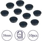 FRANKEN HM3810 - Magnete, 38 mm, schwarz, 10 St&uuml;ck