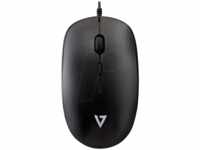 V7 MU2001E - Maus (Mouse), Kabel, USB, schwarz