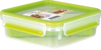 EMSA 518104 - EMSA Lunchbox CLIP & GO transparent, gr&uuml;n 0,85 l