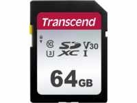 TS64GSDC300S - SDXC-Speicherkarte, 64GB, Class 10 UHS-I U1, 300S