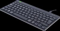 R-GO CODEWDBL - Tastatur, USB, kompakt, ergonomisch, schwarz