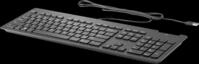 HP Z9H48AA - Tastatur, USB, Smart-Card, schwarz, Layout: DE