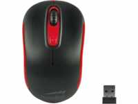 SL-630013-BKRD - Maus (Mouse), Funk, schwarz-rot