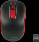 SL-630013-BKRD - Maus (Mouse), Funk, schwarz-rot