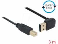 DELOCK 83541 - USB 2.0 Kabel, EASY A Stecker gew. auf B Stecker, 3 m