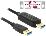DELOCK 83647 - Data Link + KM Switch USB 3.0 USB 3.0 - 1,5 m