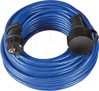 SK-VL 25M SS - BREMAXX&reg; Verl&auml;ngerungskabel 25 m Kabel in blau