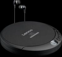 LENCO CD-200BK - Tragbarer CD-Player, CD-200BK