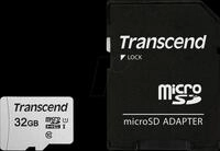 TS32GUSD300S-A - MicroSDHC-Speicherkarte 32GB, Transcend 300S-A, Class 10