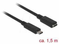 DELOCK 85534 - Delock Kabel USB 3.0 C-Stecker > C-Buchse schwarz 1,5 m