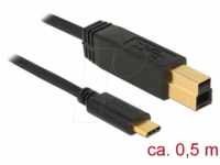 DELOCK 83674 - Delock Kabel USB 3.1 Gen 2 C-Stecker > B-Stecker 0,5 m