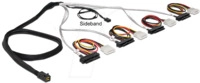 DELOCK 83391 - miniSAS HDSFF-8643>4xSAS SFF-8482+Power 1m