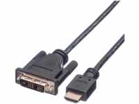 ROLINE 11045532 - Kabel, HDMI-St. <> DVI-D 18 +1 St., 3,0 m