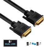 PURE PI4200-200 - DVI Monitor Kabel DVI 24+1 Stecker, Dual Link, 20 m