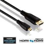 PURE PI1300-010 - HDMI/Micro HDMI Kabel - PureInstall Serie 1,00m