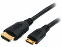 ST HDACMM1M - HDMI-A Stecker > HDMI Mini-C Stecker, mit Ethernet, 1 m