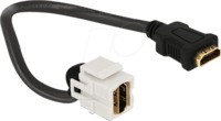 DELOCK 86326 - Keystone HDMI Buchse > HDMI Buchse 110&deg;