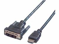 VALUE 11995552 - Kabel, HDMI-St. <> DVI-D 18 +1 St., 1080p 60 Hz, 5,0 m