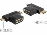 DELOCK 65446 - Adapter, HDMI Stecker auf HDMI Buchse