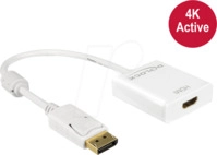 DELOCK 62608 - DisplayPort Adapter, DP 1.2 Stecker auf HDMI Buchse