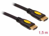 DELOCK 83738 - Kabel HDMI A Stecker > HDMI A Stecker Ethernet 4K 1,5 m