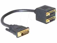 AD DVI 260 - DVI Adapter, DVI-D Stecker zu 2x DVI-D Buchse
