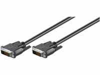 GOOBAY 93573 - DVI Monitor Kabel DVI-D 24+1 Stecker, Dual Link, 1,8 m